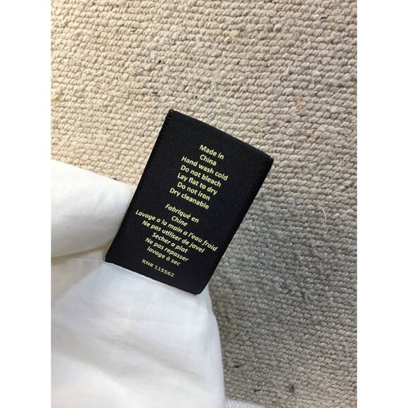 Elizabeth & James Women Bejeweled shoulder  Linen Sleeveless Cropped Top Sz Med - Picture 11 of 12